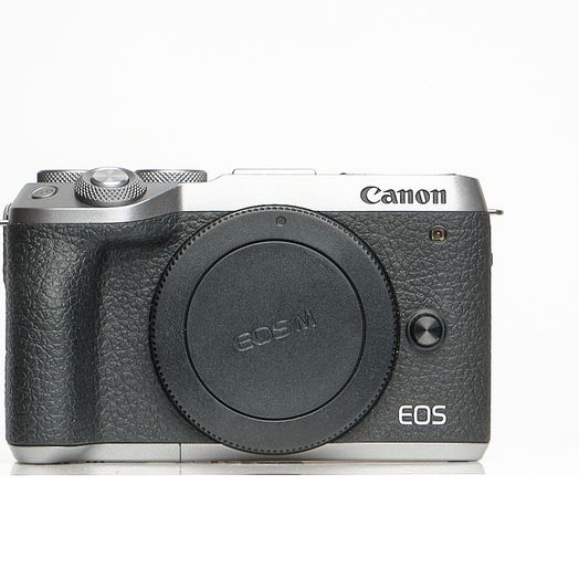 Canon EOS M6 Mark II Mirrorless Camera Body, Silver {32.5MP}