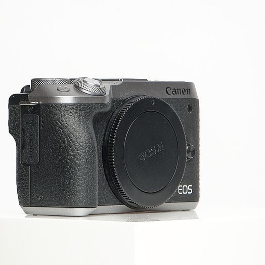 Canon EOS M6 Mark II Mirrorless Camera Body, Silver {32.5MP}
