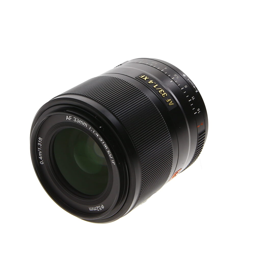 Viltrox AF 33mm f/1.4 XF STM ED IF APS-C Lens for Fujifilm X-Mount, Black V1