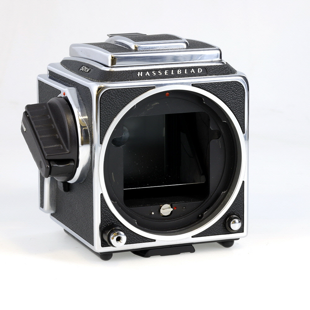 Hasselblad 501CM Medium Format Camera Body, Chrome with Waist Level