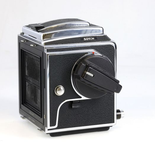 Hasselblad 501CM Medium Format Camera Body, Chrome with Waist Level