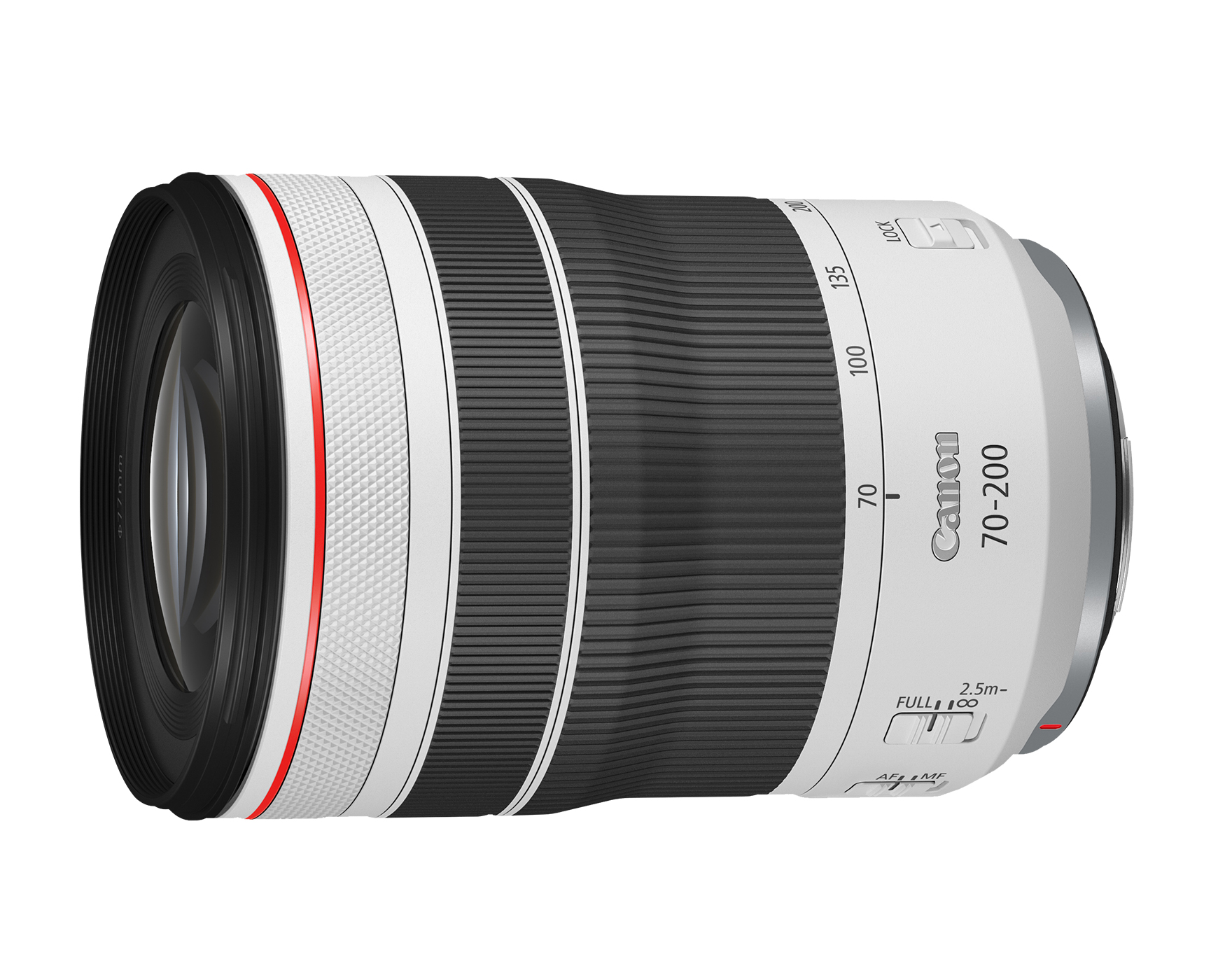 Canon RF 70-200mm f/4 L IS USM Full-Frame Lens for RF-Mount, White