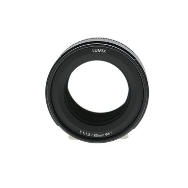 Panasonic Lumix S 85mm f/1.8 Full-Frame Autofocus Lens for Mirrorless L-Mount, Black