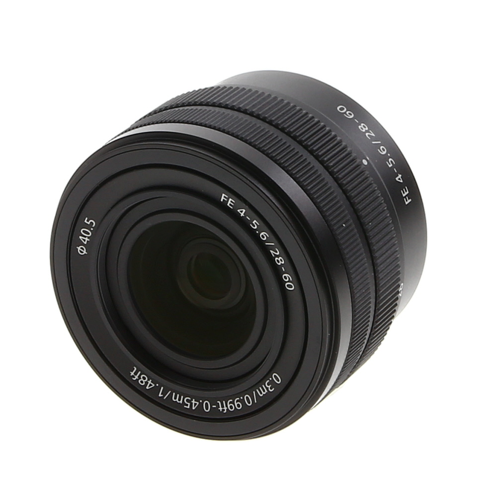 Sony FE 28-60mm f/4-5.6 Full-Frame Autofocus Lens for E-Mount, Black | 40.5 | SEL2860