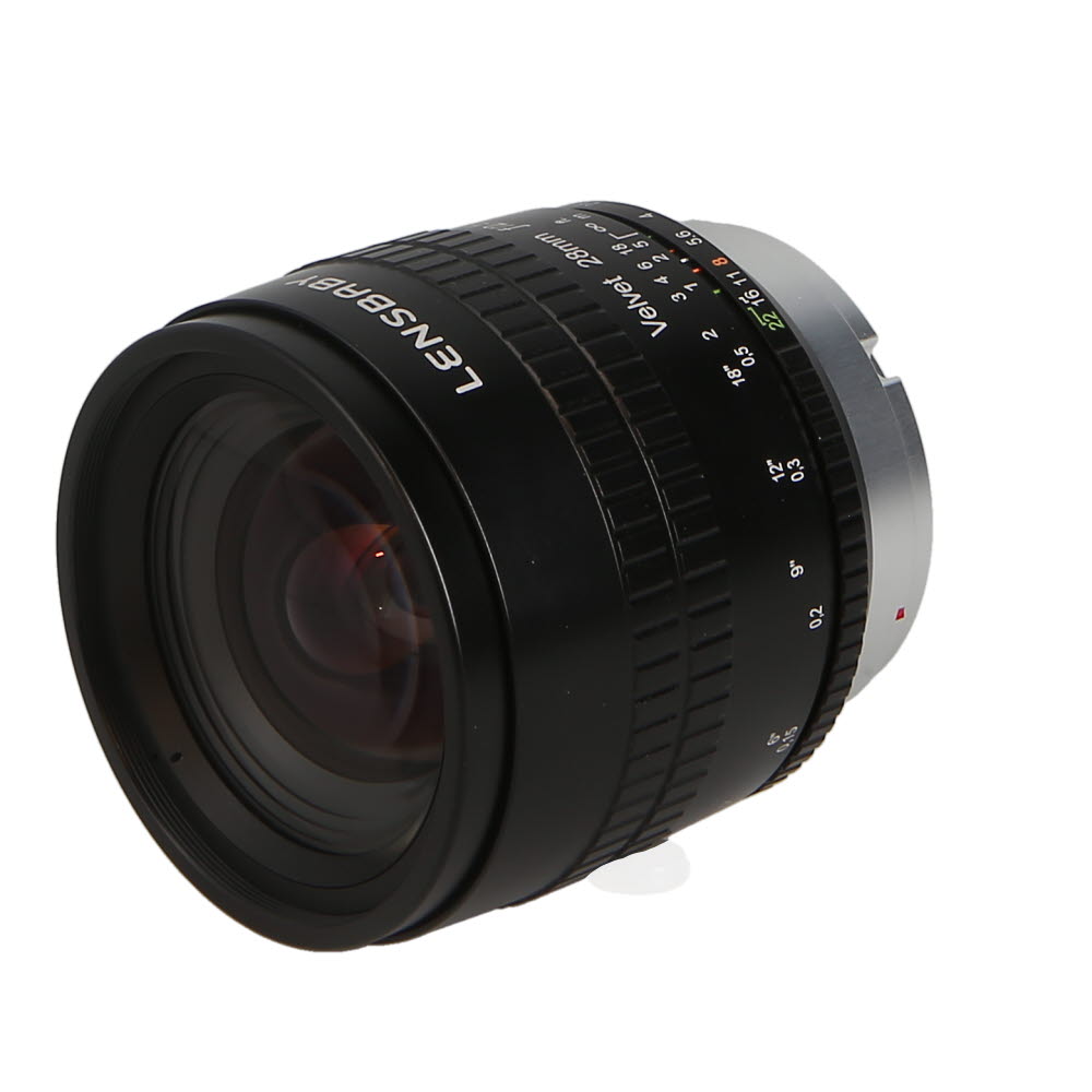 Lensbaby Velvet 28mm f/2.5 Manual Lens for Sony E-Mount, Black