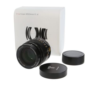 TTArtisan 50mm f/1.4 ASPH. Lens for Leica M-Mount, Black