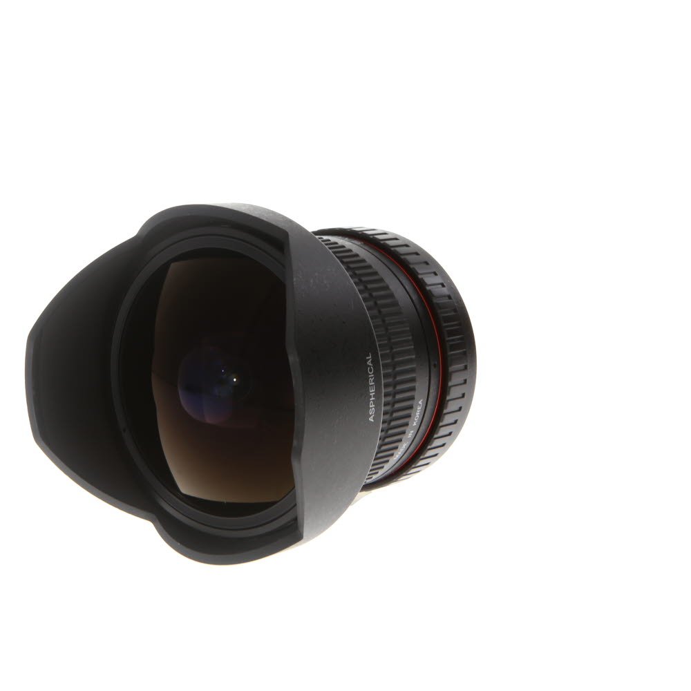 Samyang 8mm f/3.5 UMC CS II Fish-Eye Aspherical Manual APS-C Lens for Canon EF-S Mount