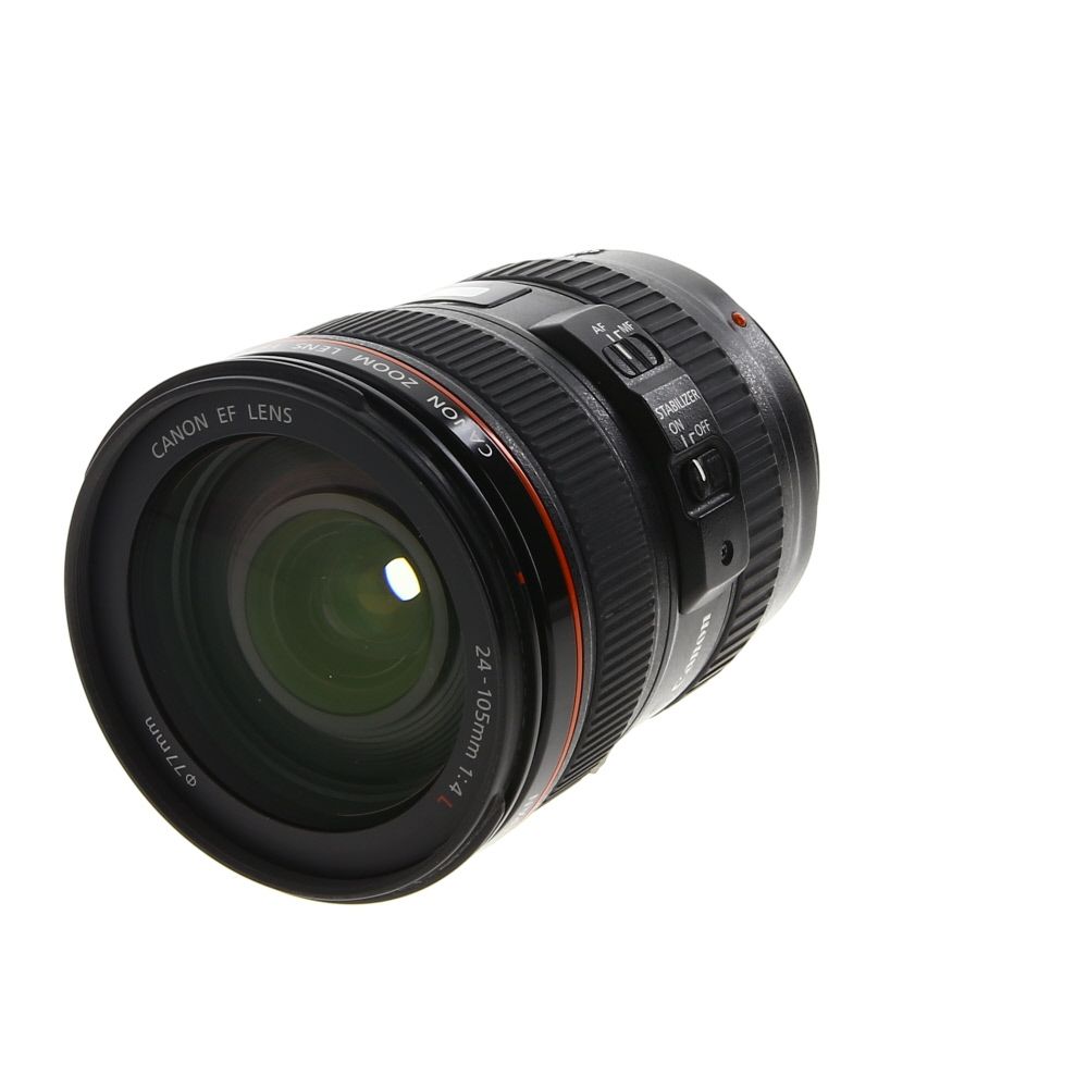 Canon 24-105mm f/4 L IS USM Macro EF-Mount Lens {77} Zoom Loose
