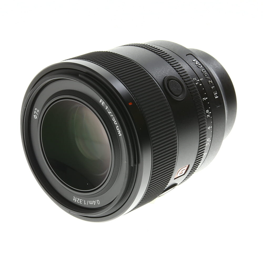 Sony FE 50mm f/1.2 GM Full-Frame Autofocus Lens for E-Mount, Black | 72 | SEL50F12GM