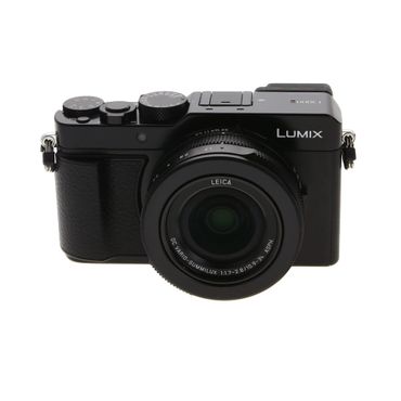 Panasonic Lumix DC-LX100 II Digital Camera, Black, {17MP} with VEK0V37Z1-A Flash