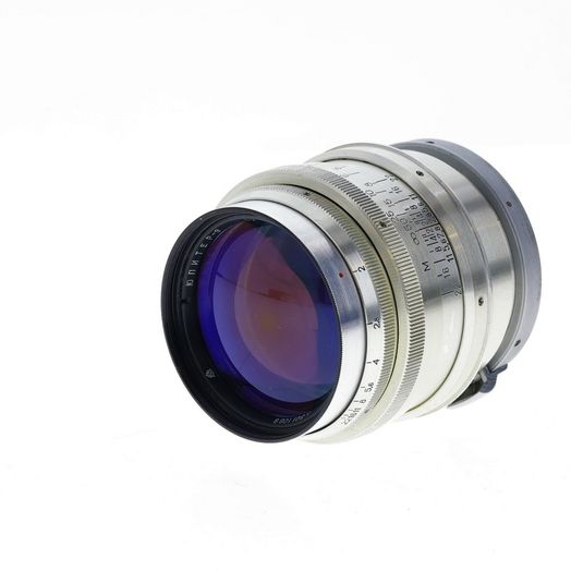 LZOS 85mm f/2 Jupiter-9 Lens for Contax Rangefinder, Chrome {49}