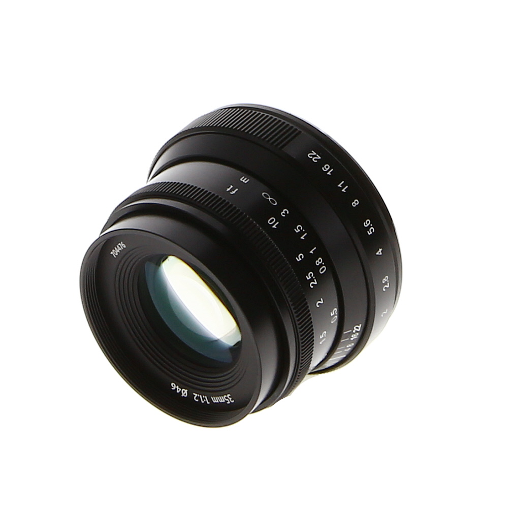 7artisans 35mm f/1.2 (II) Manual APS-C Lens for Sony E-Mount, Black