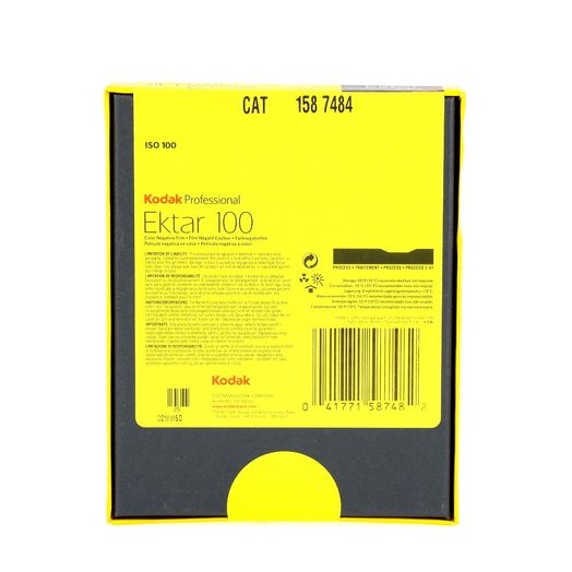 Kodak Ektar 100 4x5 (ISO 100) Color Negative Film 10-Sheets