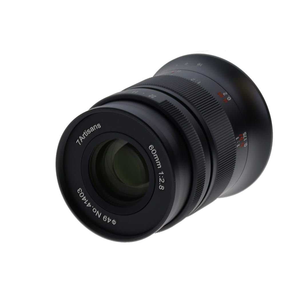 7Artisans 60mm f/2.8 (II) Macro Manual Lens for MFT (Micro Four Thirds)
