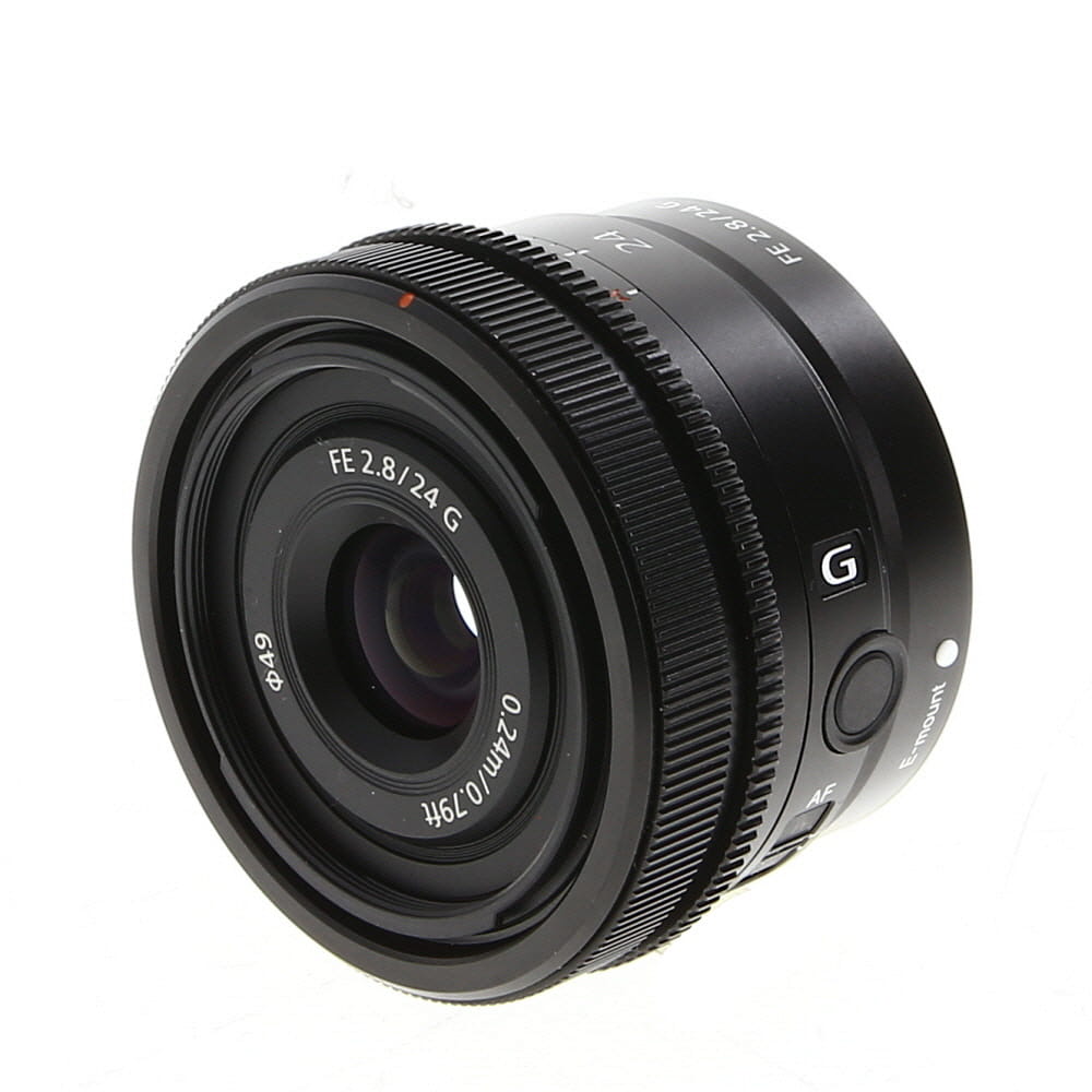 Sony FE 24mm f/2.8 G Full-Frame Autofocus Lens for E-Mount, Black (49