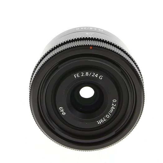 Sony FE 24mm f/2.8 G Full-Frame Autofocus Lens for E-Mount, Black