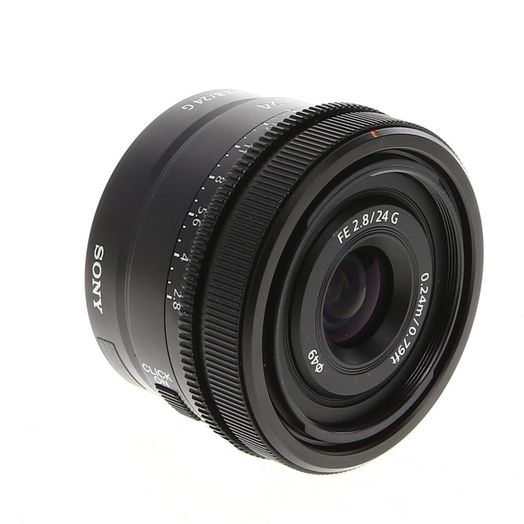 Sony FE 24mm f/2.8 G Full-Frame Autofocus Lens for E-Mount, Black