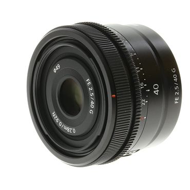 Sony FE 40mm f/2.5 G Full-Frame Autofocus Lens for E-Mount, Black {49} SEL40F25G