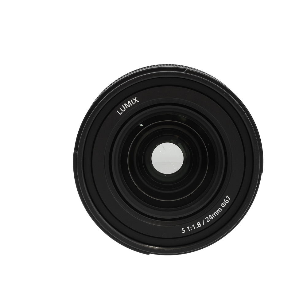 Panasonic Lumix S 24mm f/1.8 Full-Frame Autofocus Lens for Mirrorless L-Mount, Black