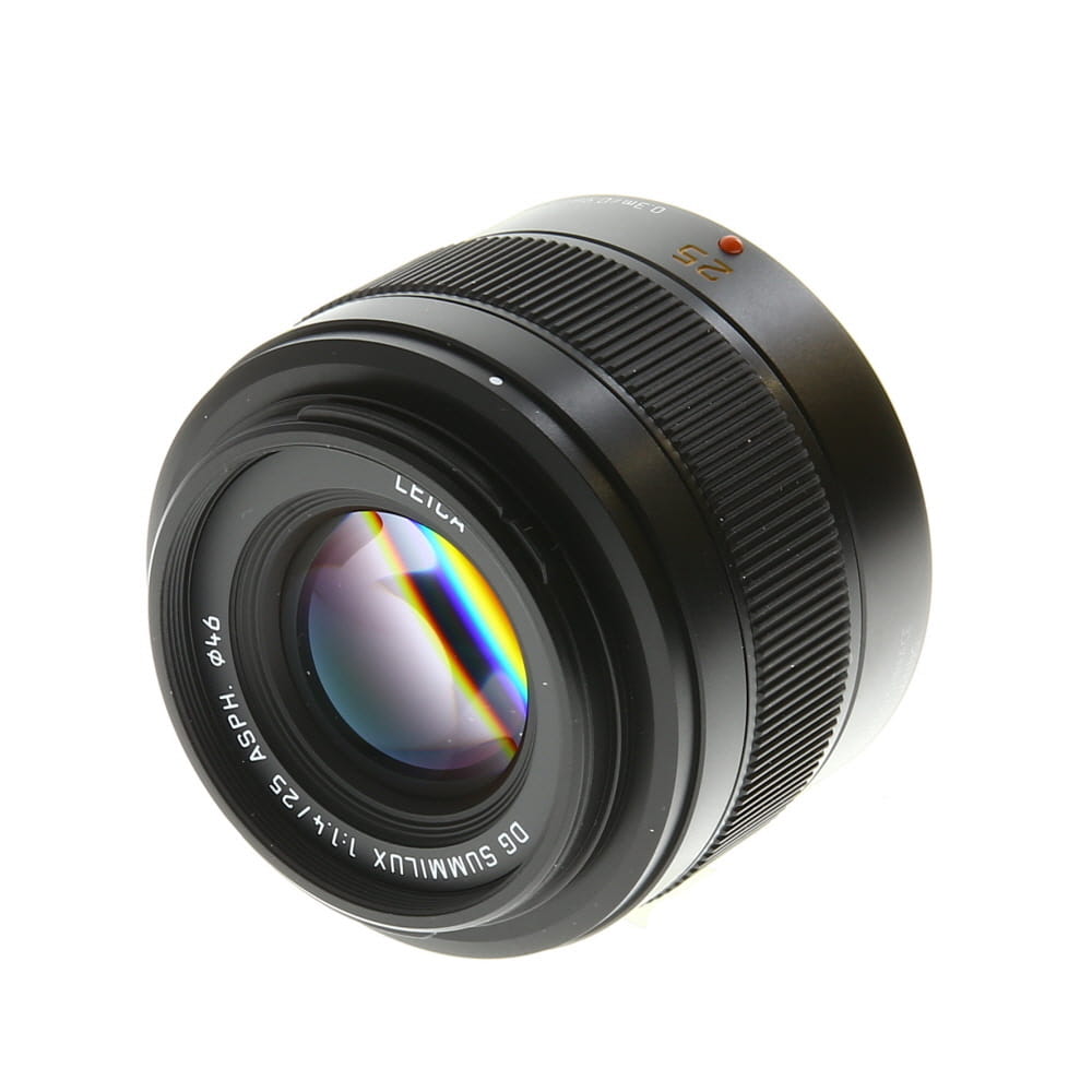 Panasonic Lumix Leica 25mm f/1.4 DG Summilux ASPH. (II) Lens for MFT (Micro Four Thirds)