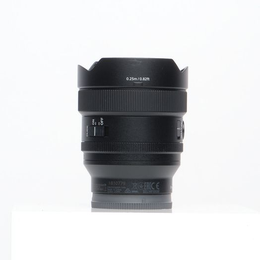 Sony FE 14mm f/1.8 GM Full-Frame Autofocus Lens for E-Mount, Black