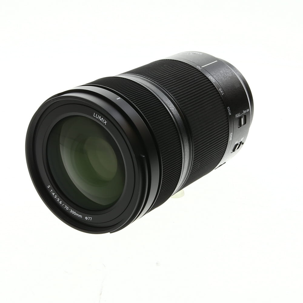 Panasonic Lumix S 70-300mm f/4.5-5.6 O.I.S. Full-Frame Autofocus Lens for Mirrorless L-Mount, Black