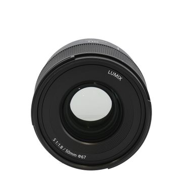 Panasonic Lumix S 50mm f/1.8 Full-Frame Autofocus Lens for Mirrorless L-Mount, Black