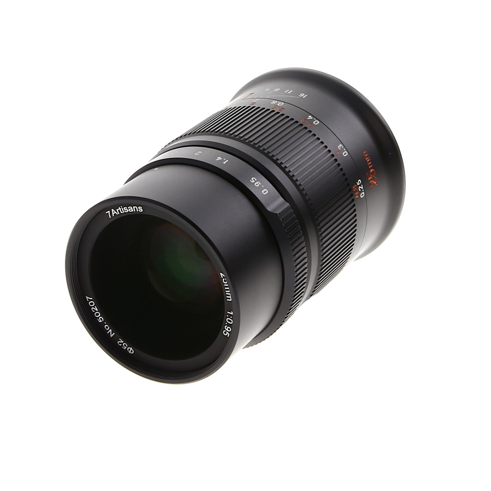 7artisans 25mm f/0.95 Manual APS-C Lens for Nikon Z-Mount, Hoya ULD Glass, Black