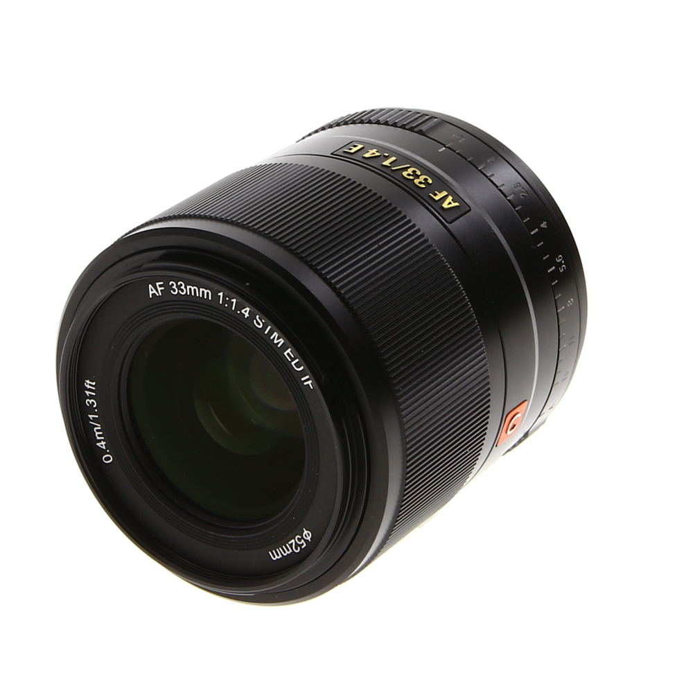 Viltrox AF 33mm f/1.4 E STM ED IF APS-C Lens for Sony E-Mount, Black