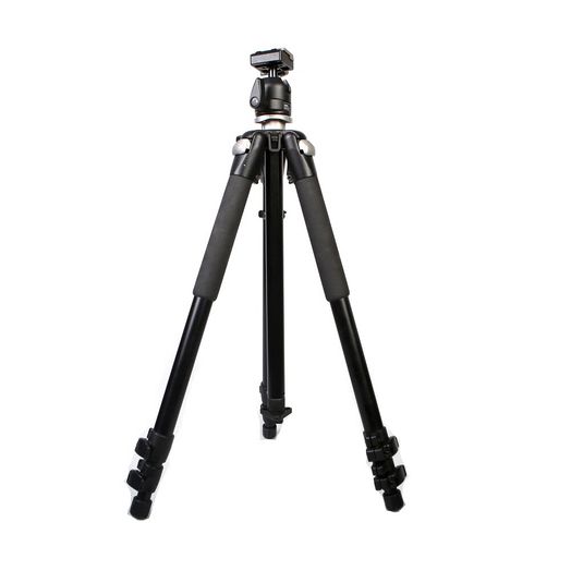 Manfrotto 3021BN Aluminum Tripod with 486RC2 Ball Head, 3-Sections