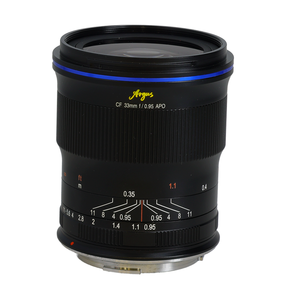 Venus Optics Laowa Argus 33mm f/0.95 CF APO Manual APS-C Lens for Canon RF-Mount, Black | 62