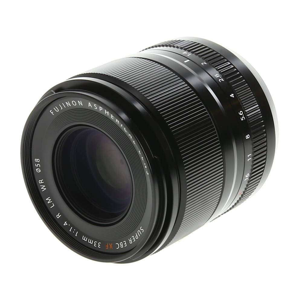 Fuji FUJIFILM XF 33mm f/1.4 R LM WR Fujinon APS-C Lens for X-Mount, Black