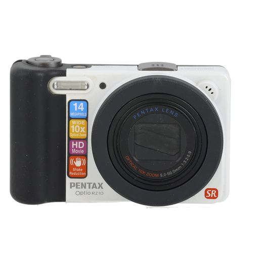 Pentax Optio RZ10 Digital Camera, White {14.1MP}