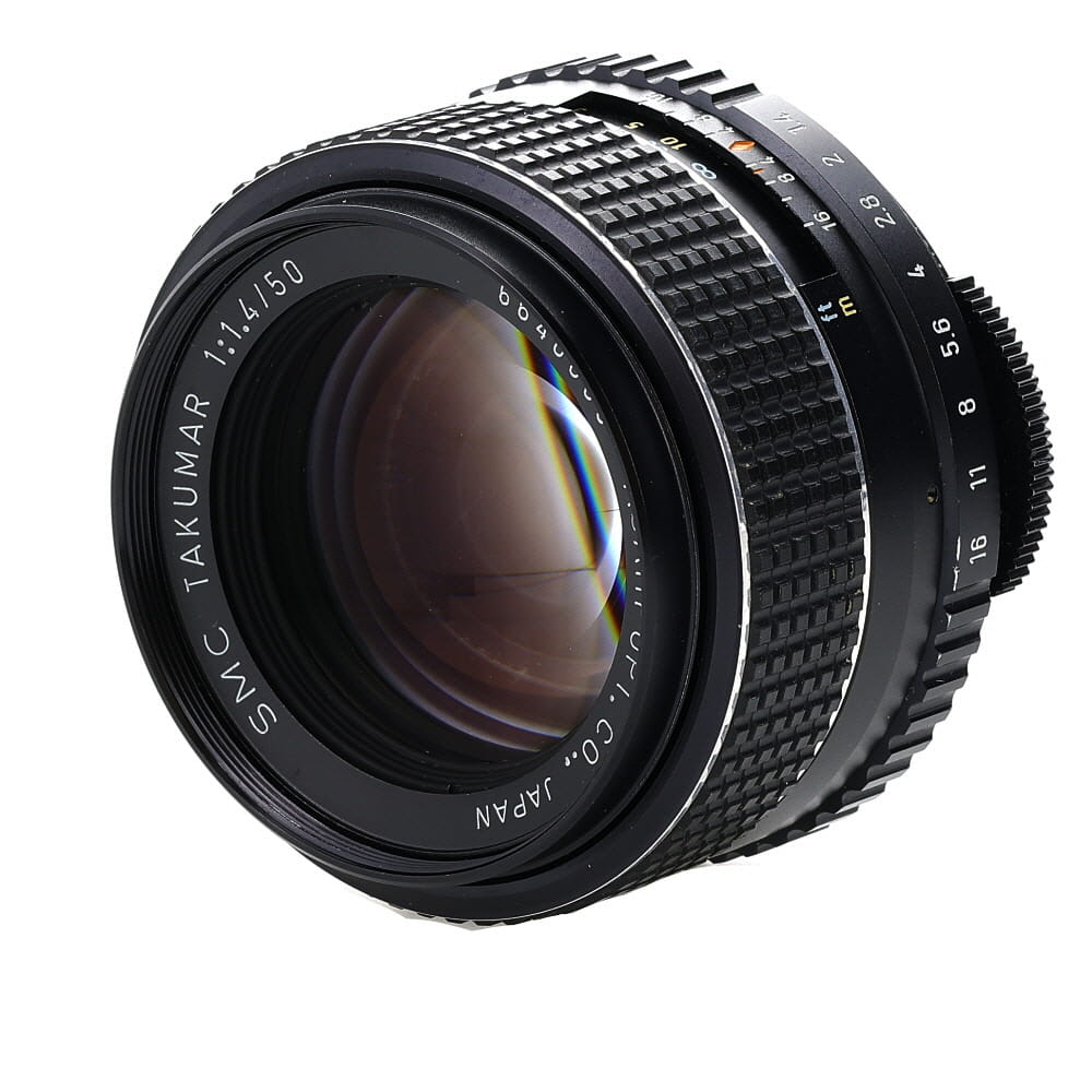 Pentax 50mm f/1.4 SMC Takumar Manual Focus Lens for M42 Screw Mount