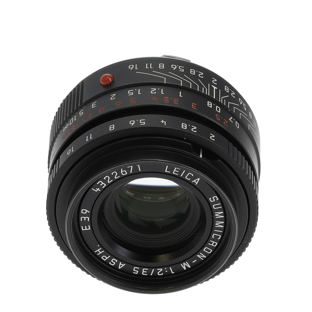 Leica 35mm f/2 Summicron-M ASPH. Lens for M-Mount, Germany, Black-Chrome Edition, 6-Bit 11689