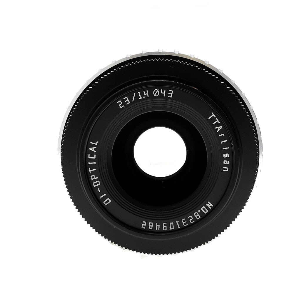 TTArtisan 23mm f/1.4 Manual APS-C Lens for FUJIFILM X-Mount, Black/Silver