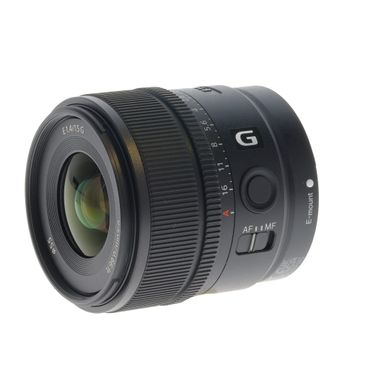 Sony E 15mm f/1.4 G Autofocus APS-C Lens for E-Mount, Black {55} SEL15F14G