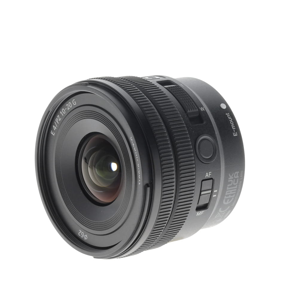 Sony E 10-20mm f/4 G PZ Autofocus APS-C Lens for E-Mount, Black SELP1020G
