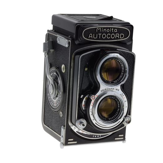 Minolta Autocord MX with Seikosha-MX, Chiyoko 75mm f/3.5 Rokkor