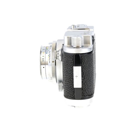 Robot Royal 36 35mm Camera, Chrome with 45mm f/2.8 Xenar Lens