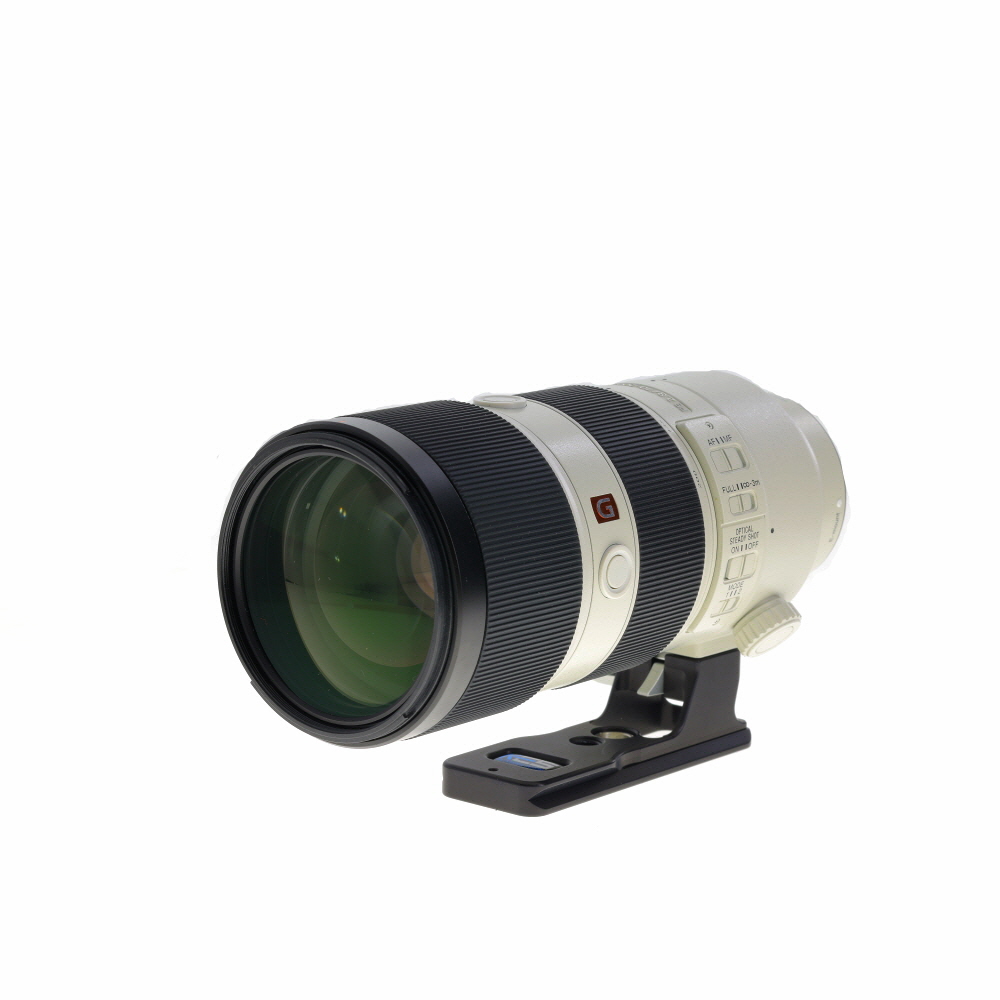 Sony FE 70-200mm f/2.8 GM OSS Full-Frame Autofocus Lens for E-Mount, White w/ Kirk LP-65 Tripod Foot (SEL70200GM)