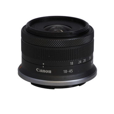 Canon RF-S 18-45mm f/4.5-6.3 IS STM Autofocus APS-C Lens for Canon RF-Mount, Black