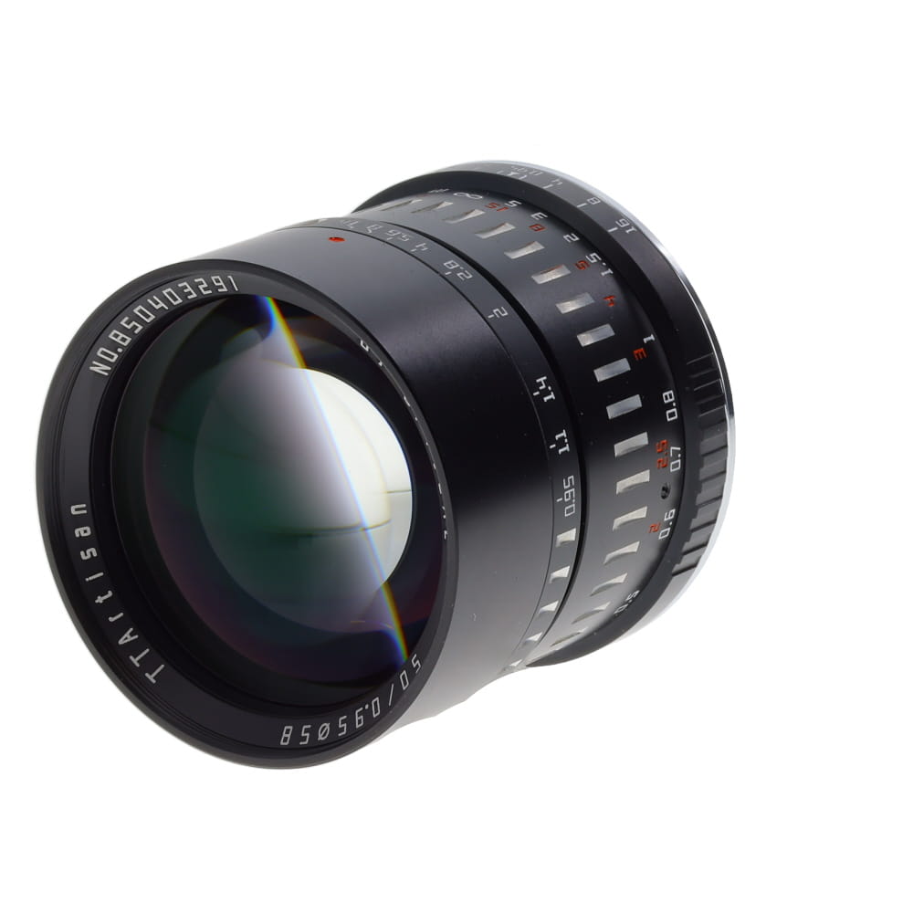 TTArtisan 50mm f/0.95 Manual APS-C Lens for Canon RF-Mount, Black/Silver