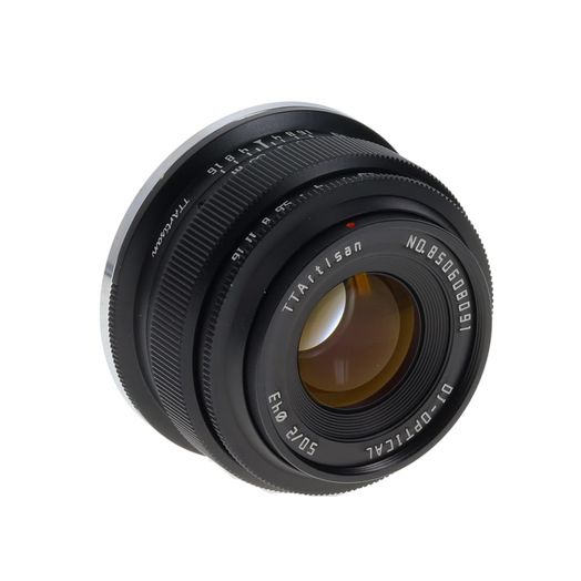 TTArtisan 50mm f/2 Full-Frame Manual Lens for Nikon Z-Mount, Black