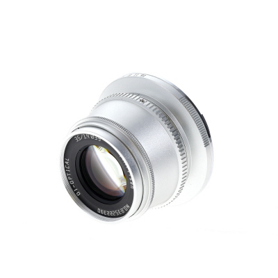 TTArtisan 35mm f/1.4 Manual Focus APS-C Lens for Leica L-Mount, Silver | 39