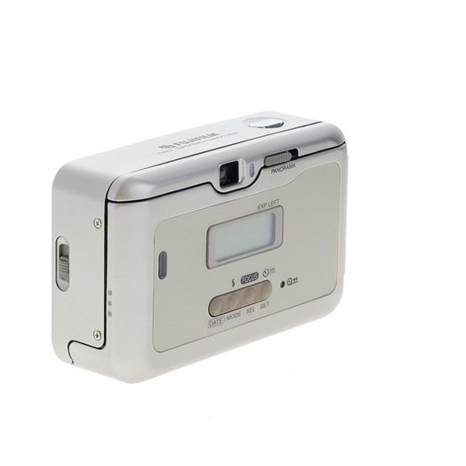 FUJIFILM Tiara II 35mm Camera, Silver with 28mm f/3.5 Super EBC