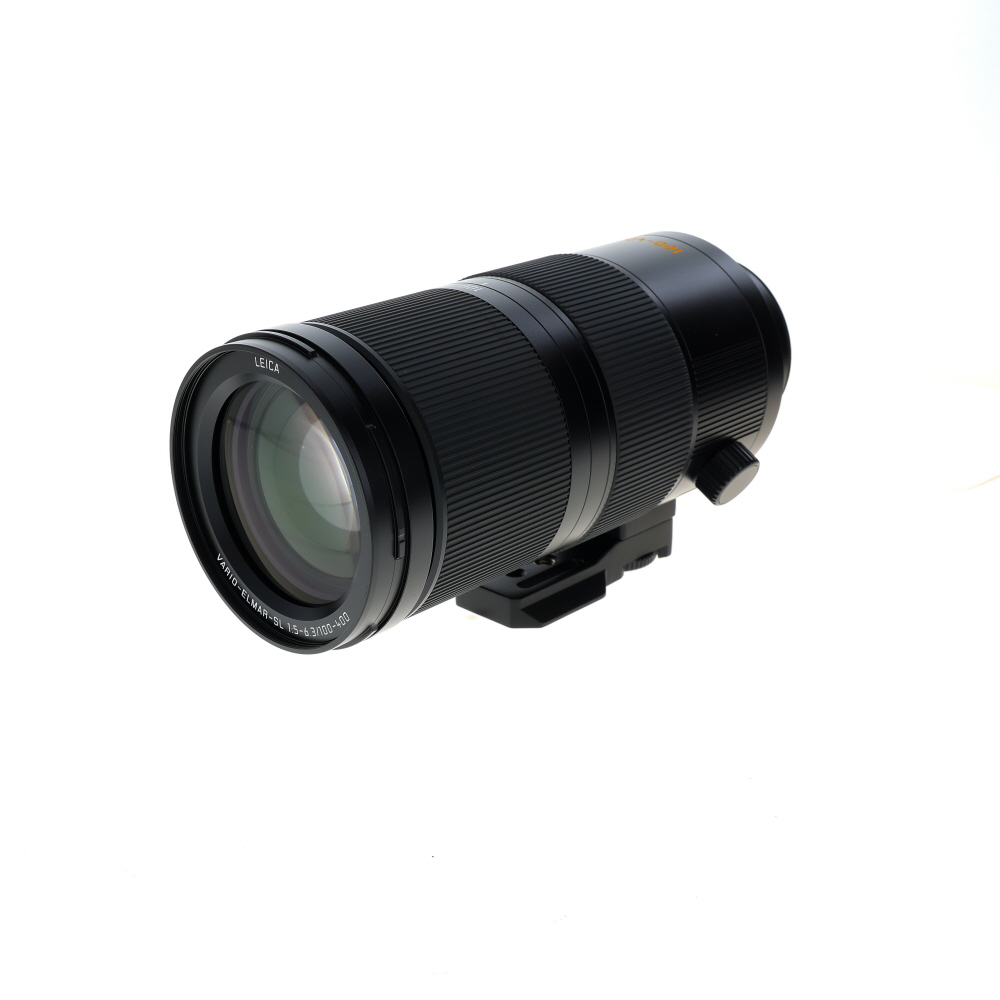 Leica 100-400mm f/5-6.3 Vario-Elmar-SL Full-Frame Lens w/ Tripod Collar/Foot for Leica L-Mount, Black | E82 | 11191