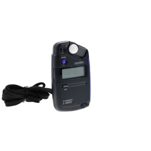 Sekonic L-308X Flashmate Light Meter, Black/Blue (Ambient/Flash)