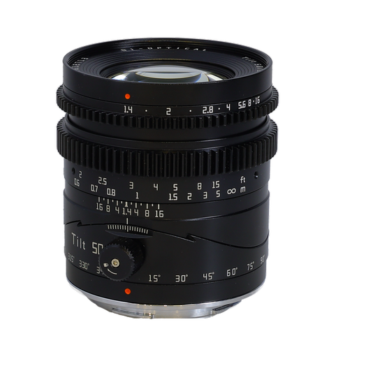 T【USED】TTArtisan Tilt 50mm f/1.4 E TTArtisan 50mm f/1.4 Tilt Full-Frame Manual Focus Lens with 90