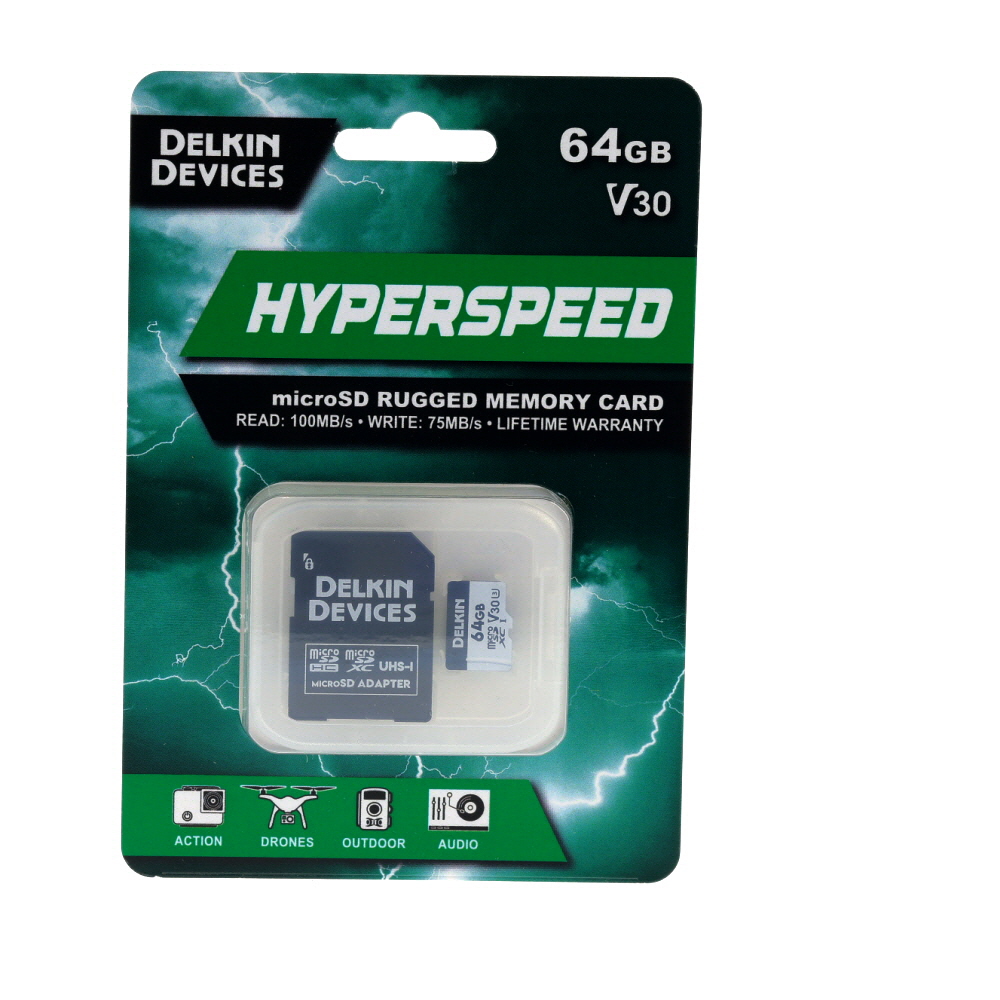 Delkin Devices 64GB HYPERSPEED microSDXC Card
